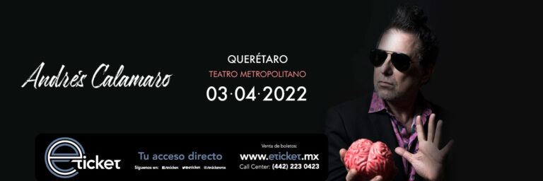 Andrés Calamaro regresa a Querétaro en abril