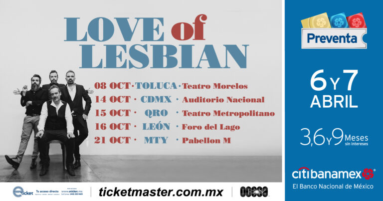 LOVE OF LESBIAN El viaje a la nada ahora de gira por México