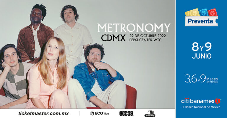 ¡Metronomy regresa a México!