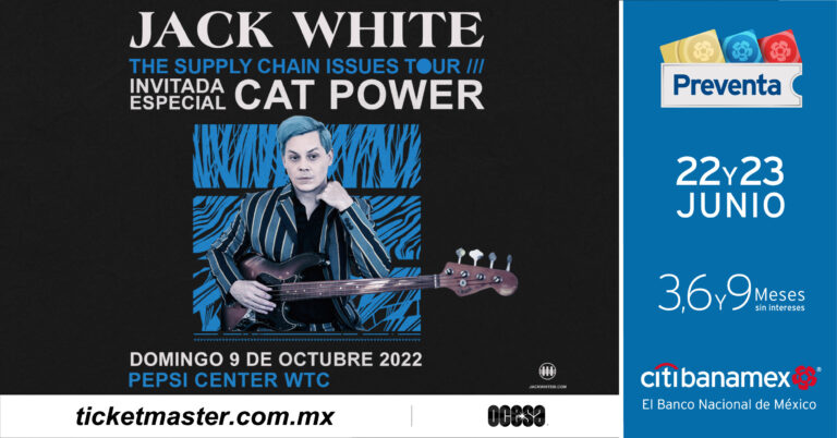 Jack White regresa a la ciudad de México
