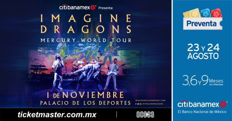 Imagine Dragons en México con su Mercury World Tour