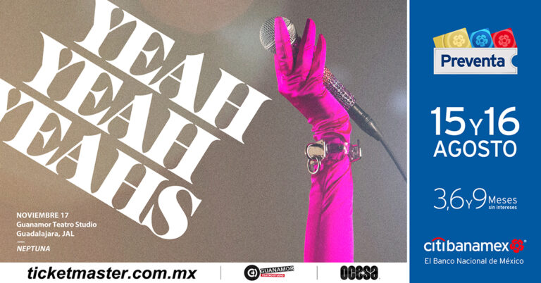 Yeah Yeah Yeahs! dará concierto en Guadalajara