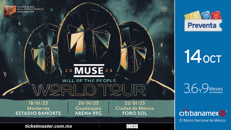 Muse anuncia gira en México 2023