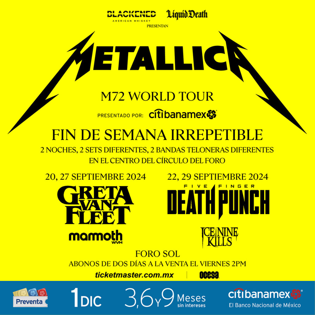 Metallica en Méxic0