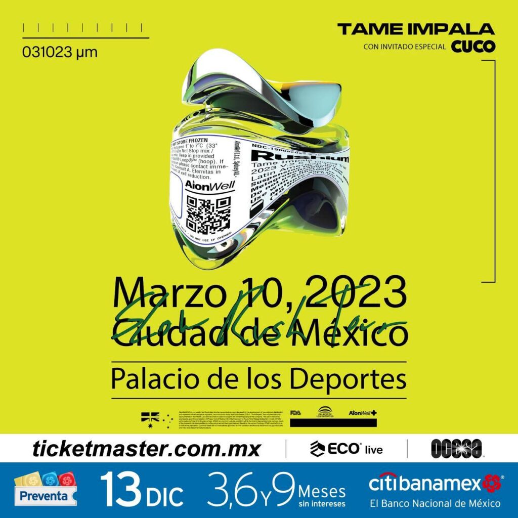 Tame Impala en México 2023 - Queretarock Music