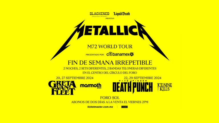Metallica en México costo de boletos
