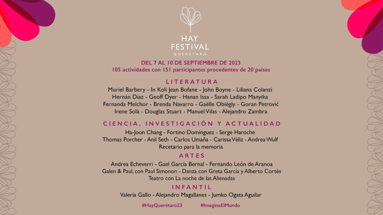 Hay Festival Querétaro 2023 en su octava edición