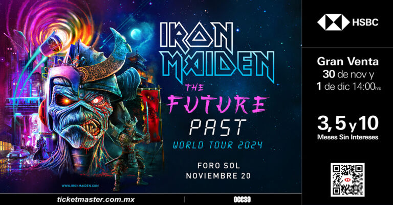 Iron Maiden Regresa a México en 2024
