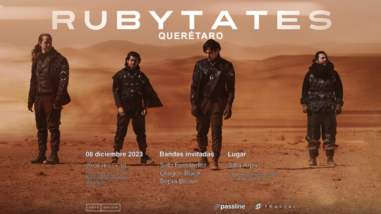 La banda Rubytates regresa a Querétaro