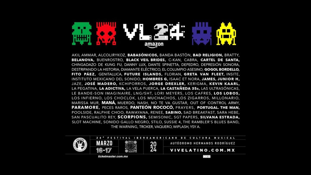 Vive Latino 2024 Ya Tiene Cartel Final Queretarock Music   Vive 1024x576 