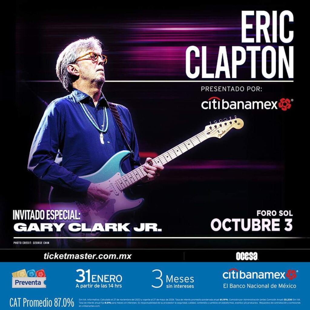 Eric Clapton en México