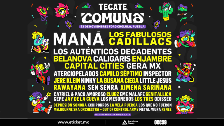 Tecate Comuna 2024 ya tiene lineup