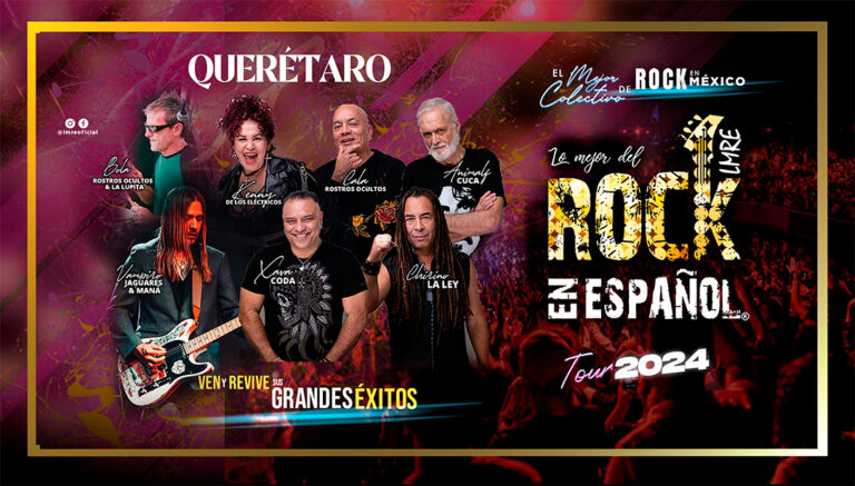 Lo Mejor del Rock en Español Tour 2024 llega a Querétaro