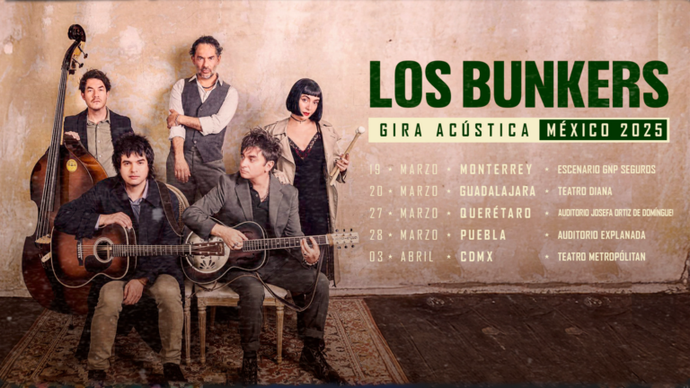 Los Bunkers anuncia gira acústica en México y llegara a Querétaro