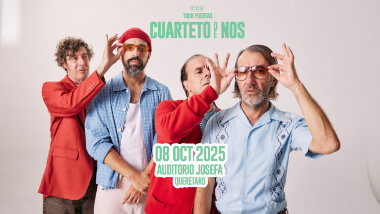 Cuarteto de Nos Regresa a Querétaro 2025