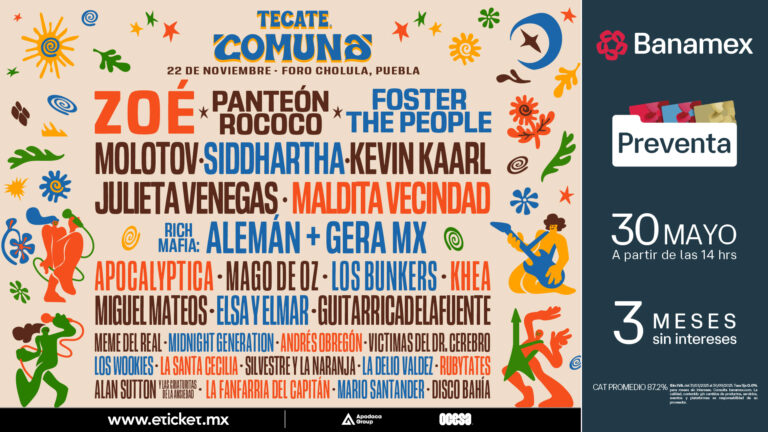 Tecate Comuna revela su cartel 2025