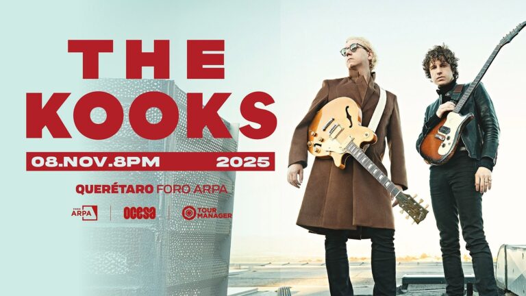 Por primera vez The Kooks en Querétaro