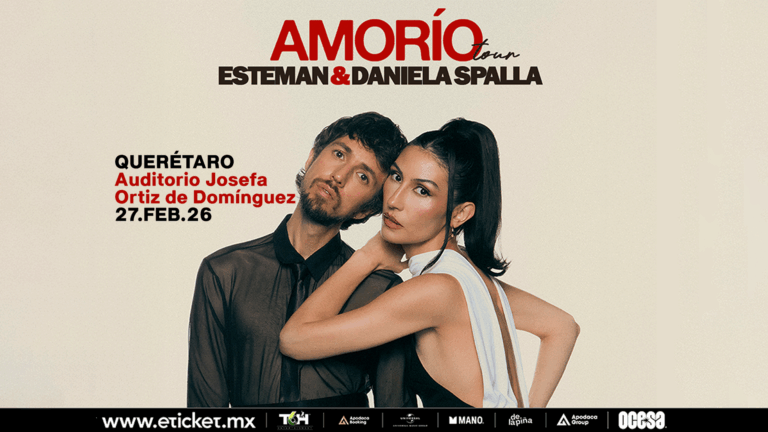 Esteman y Daniela Spalla en Querétaro con Amorío Tour