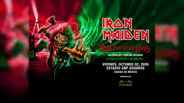 IRON MAIDEN en México Run for your lives World Tour 2026