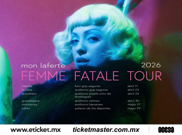 Mon Laferte llega a Querétaro con su gira Femme Fatale