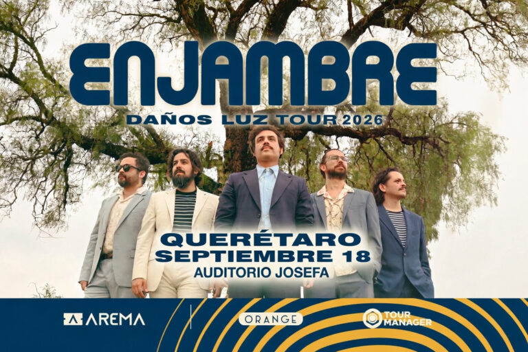 Enjambre vuelve a Querétaro con Daños Luz Tour 2026