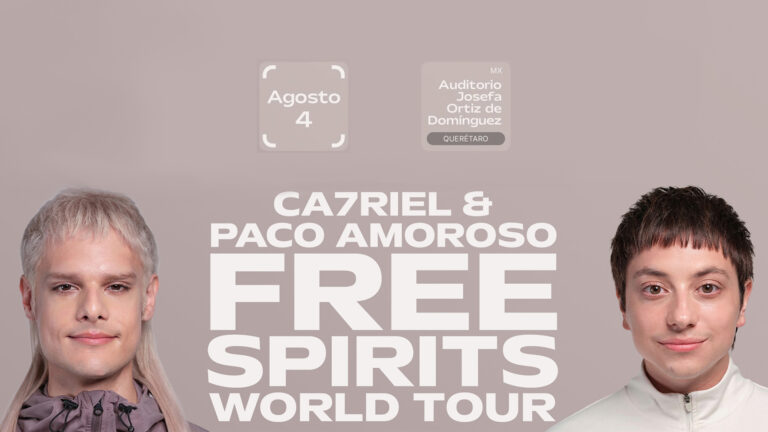 CA7RIEL & Paco Amoroso en Querétaro con su  Free Spirits world tour