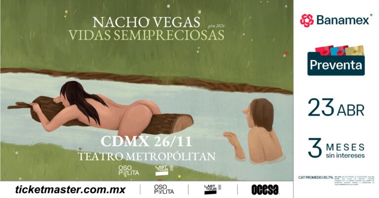 Nacho Vegas regresa a México con Vidas Semipreciosas
