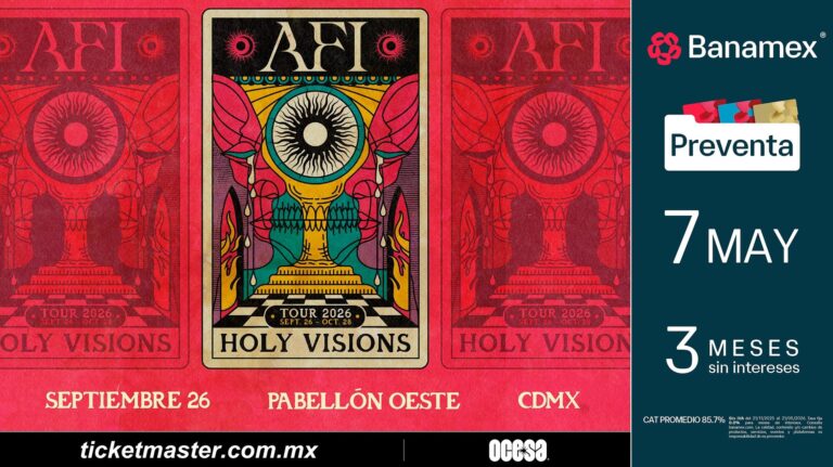 ¡AFI REGRESA A TIERRAS MEXICANAS! AQUI TODA LA INFORMACION QUE NECESITAS.