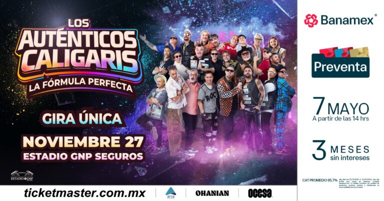 Los Auténticos Caligaris Gira única
