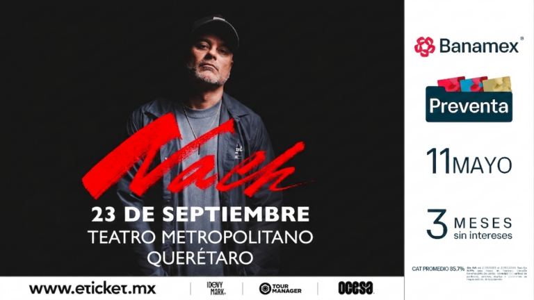 Nach la leyenda del Rap en español regresa a Querétaro