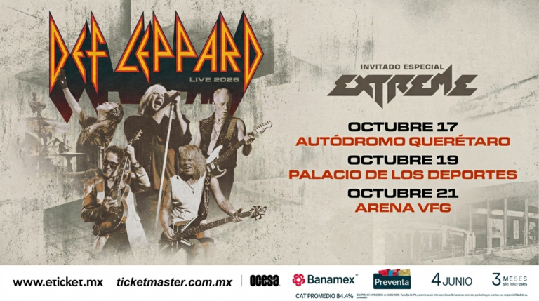 Def Leppard en Querétaro por primera vez