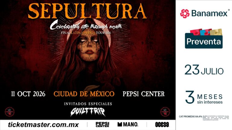 Sepultura regresa a México para despedirse de los escenarios