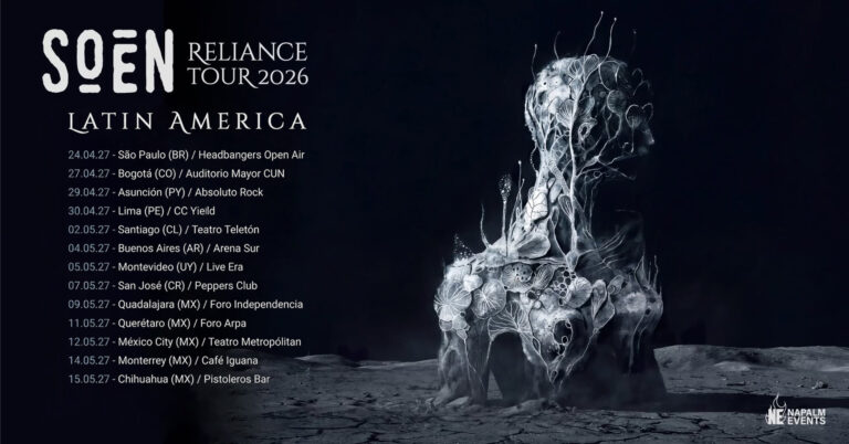 Soen en Querétaro Reliance Tour 2027