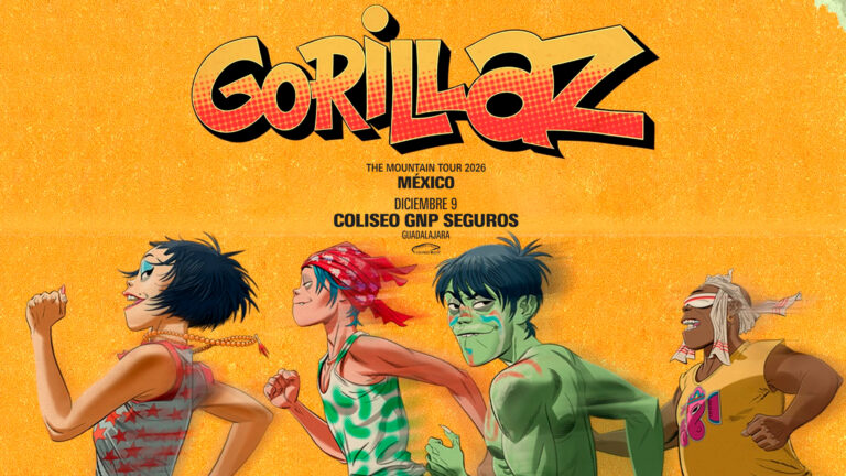 Gorillaz en Guadalajara con The Mountain Tour 2026