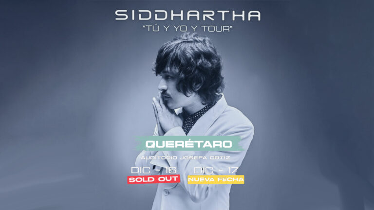 Siddhartha tras agotar la primera, abre nueva fecha para Querétaro