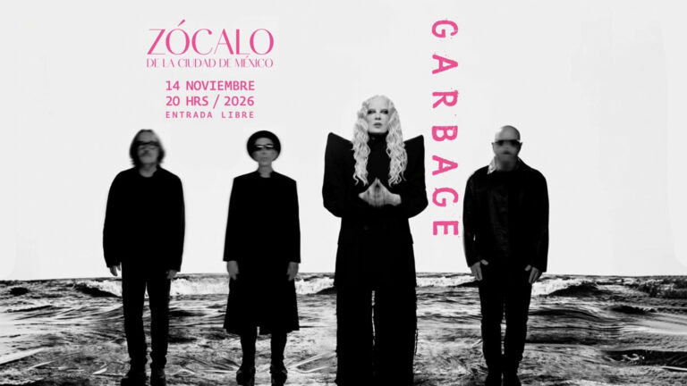 Garbage se presentara en el Zócalo de la CDMX